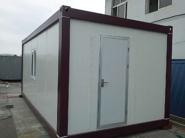 Flat pack container house.